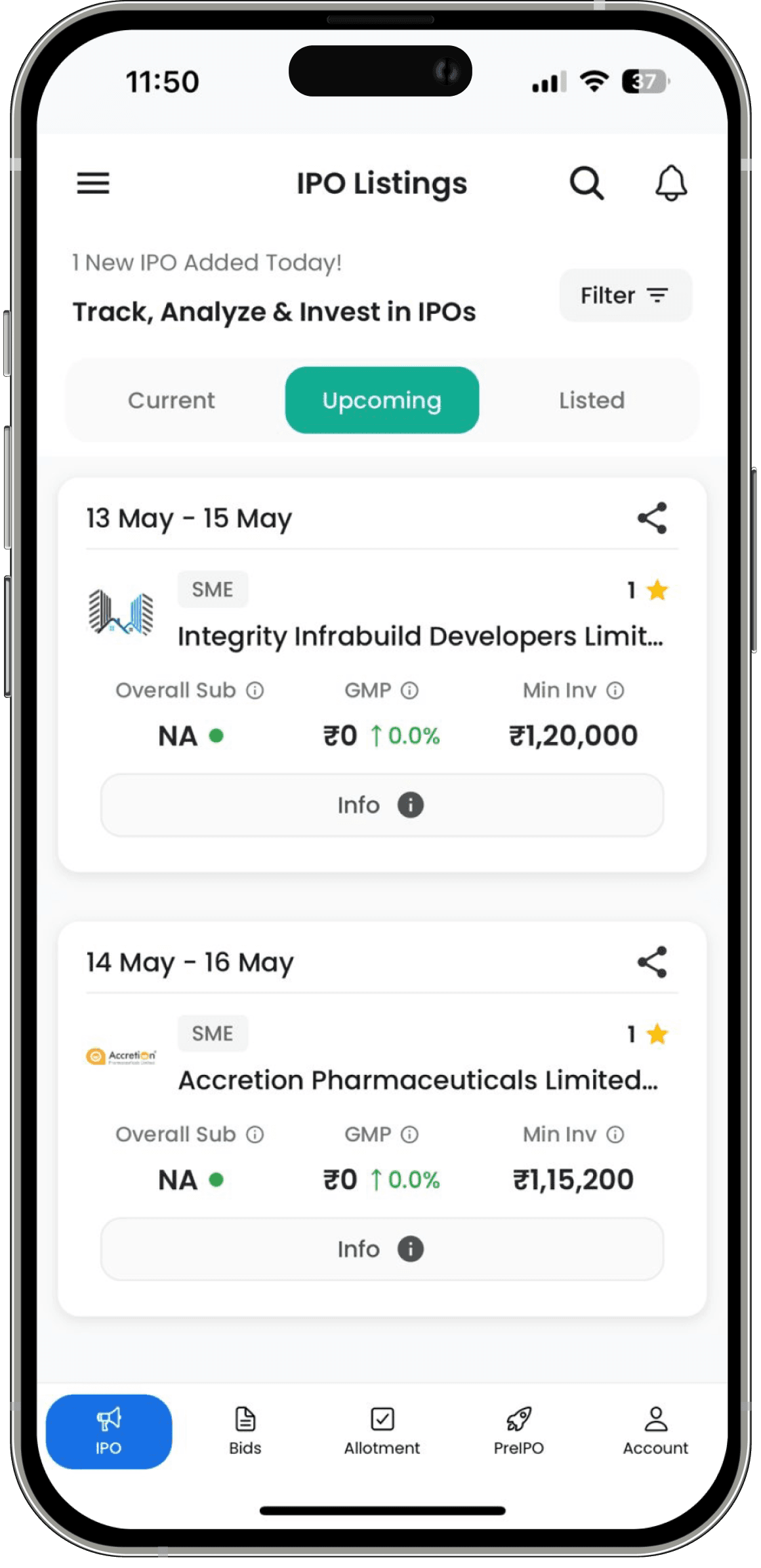 GMP & Subscription Tracker